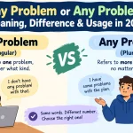 Any Problem or Any Problems