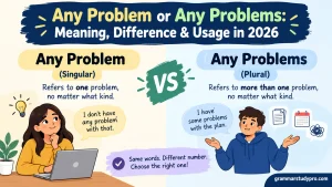 Any Problem or Any Problems