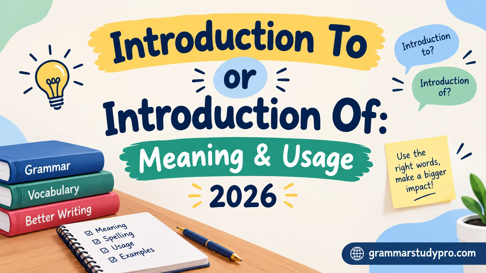 Introduction To or Introduction Of