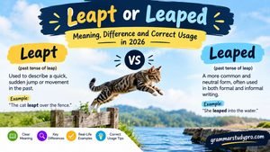 Leapt or Leaped