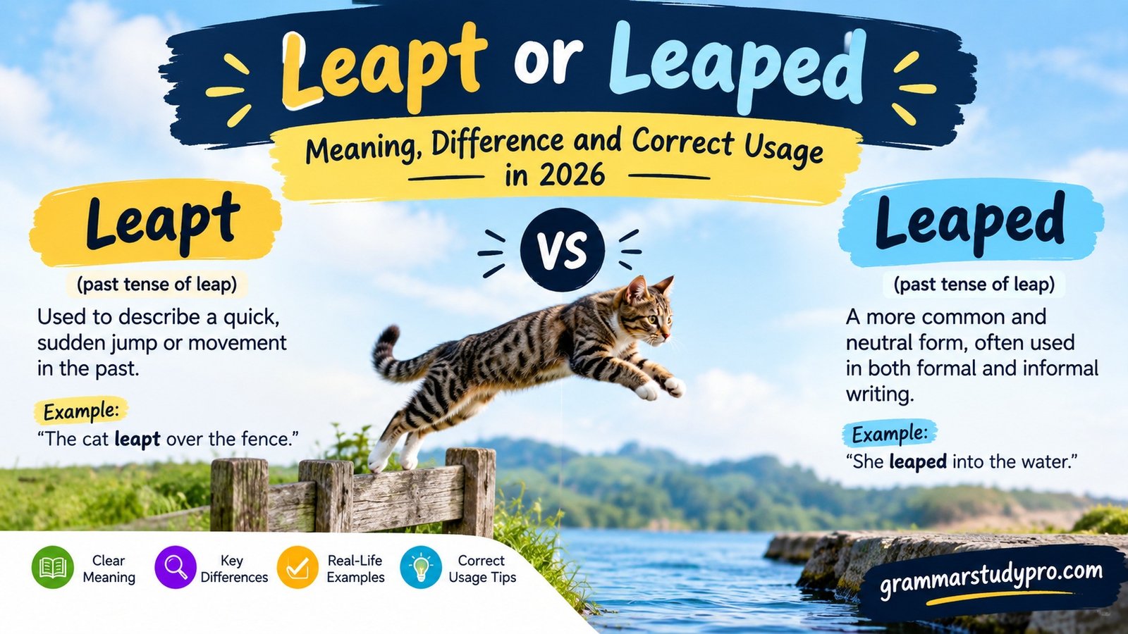 Leapt or Leaped