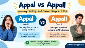 Appal vs Appall