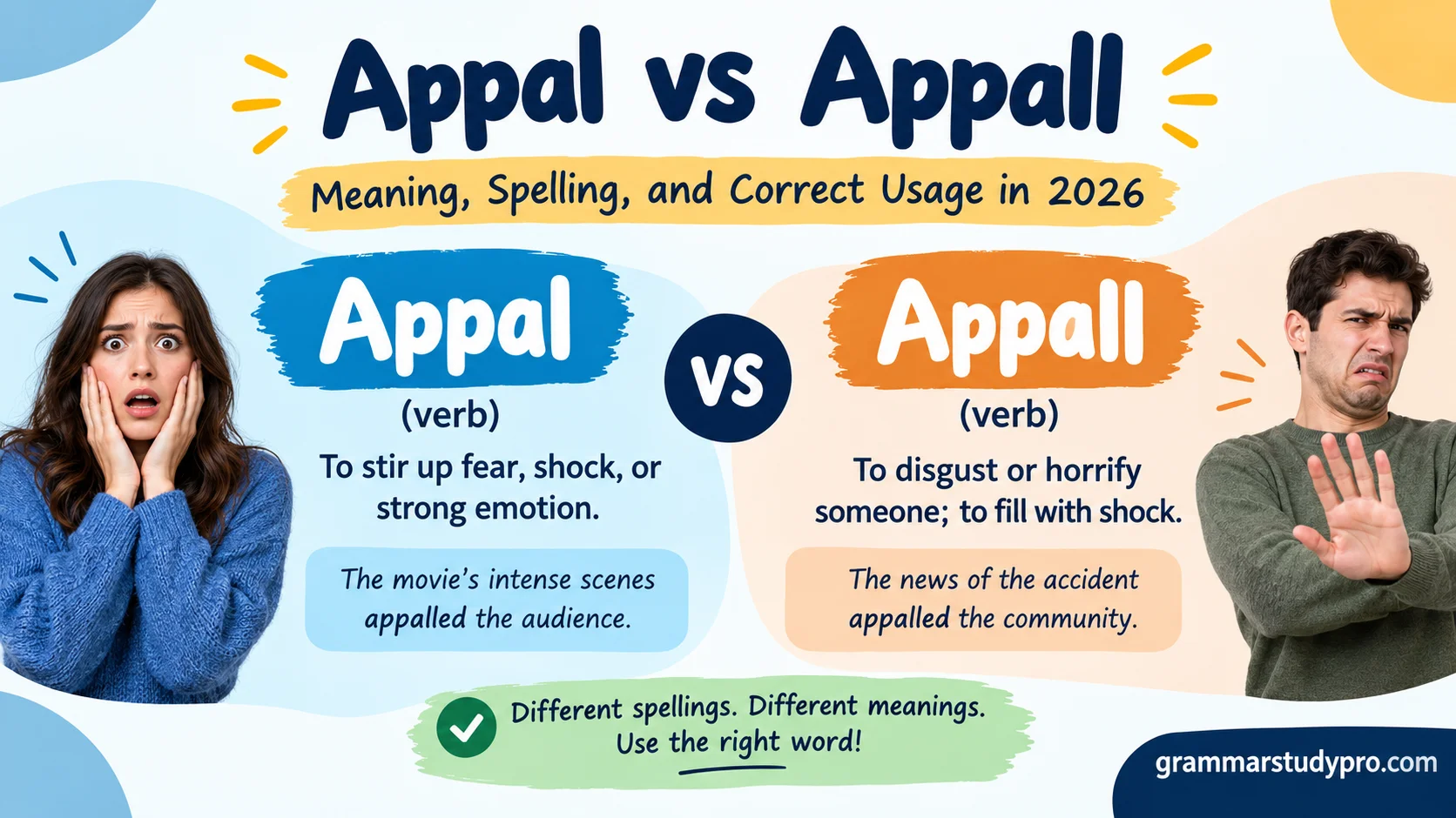 Appal vs Appall