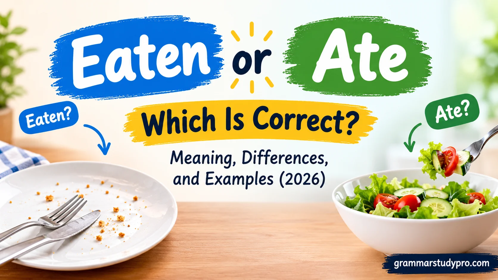 Eaten or Ate