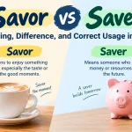 Savor vs Saver